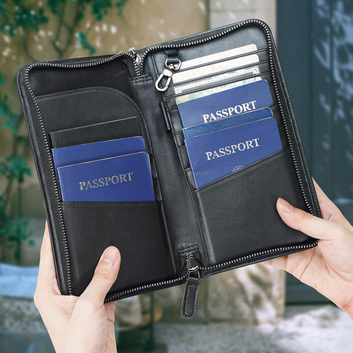 Full Grain Leather Passport Wallet
