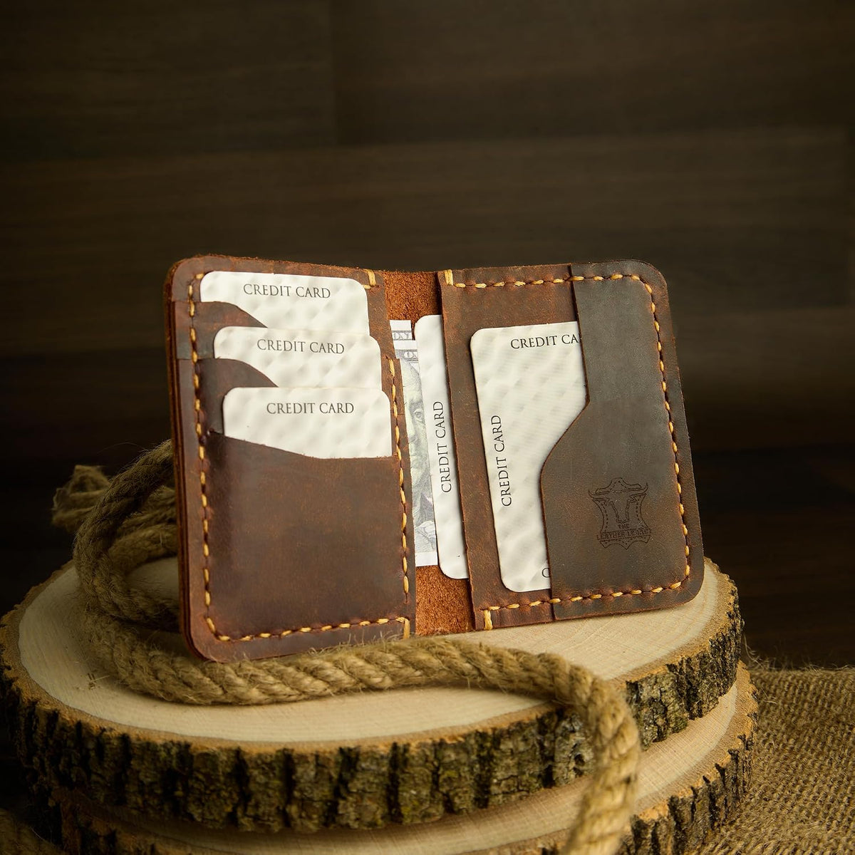 Handmade Leather Card Wallet