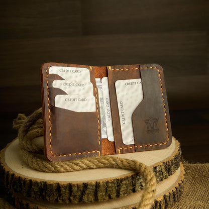 Handmade Leather Card Wallet