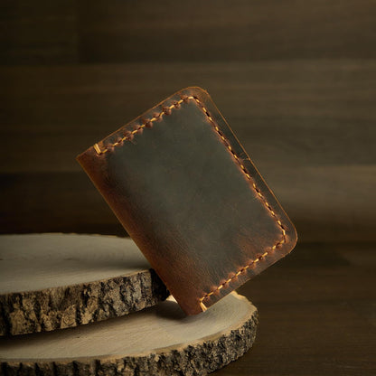 Handmade Leather Card Wallet