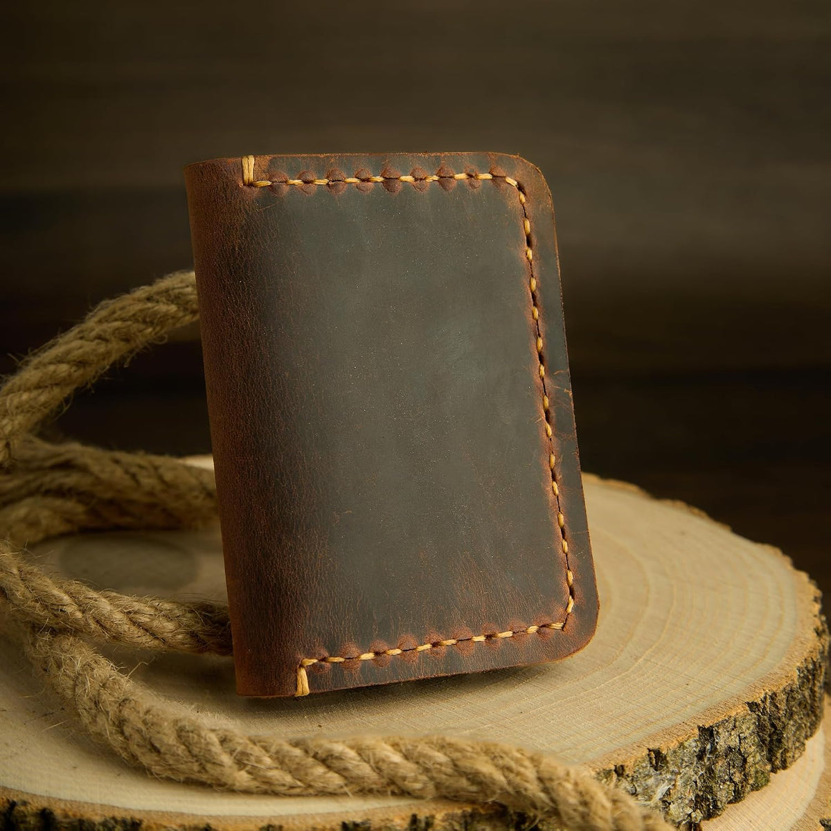 Handmade Leather Card Wallet