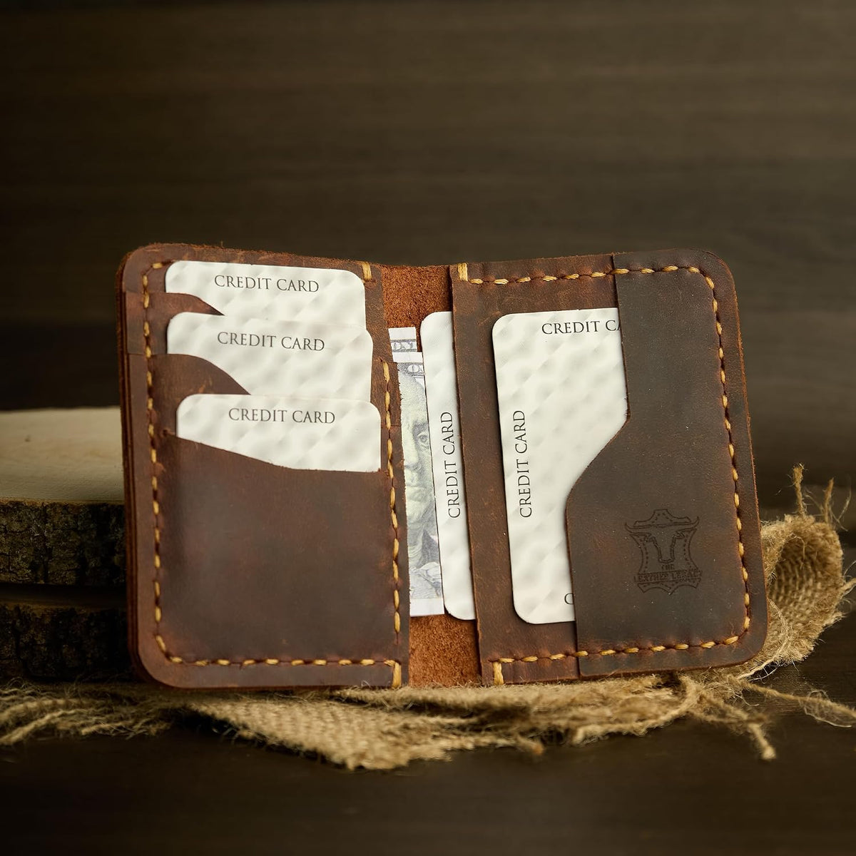 Handmade Leather Card Wallet