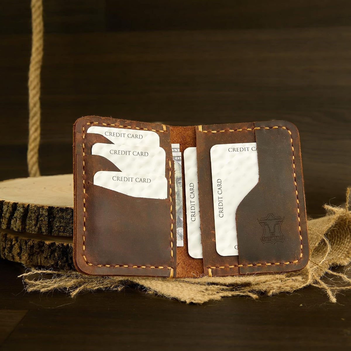 Handmade Leather Card Wallet