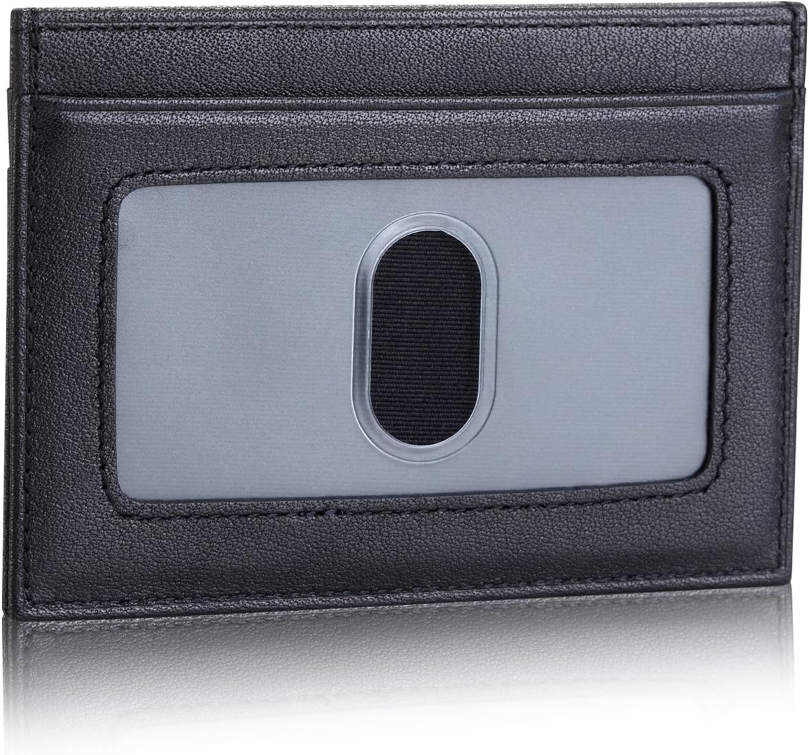 Slim Full Grain Leather Card Holder