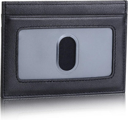 Slim Full Grain Leather Card Holder