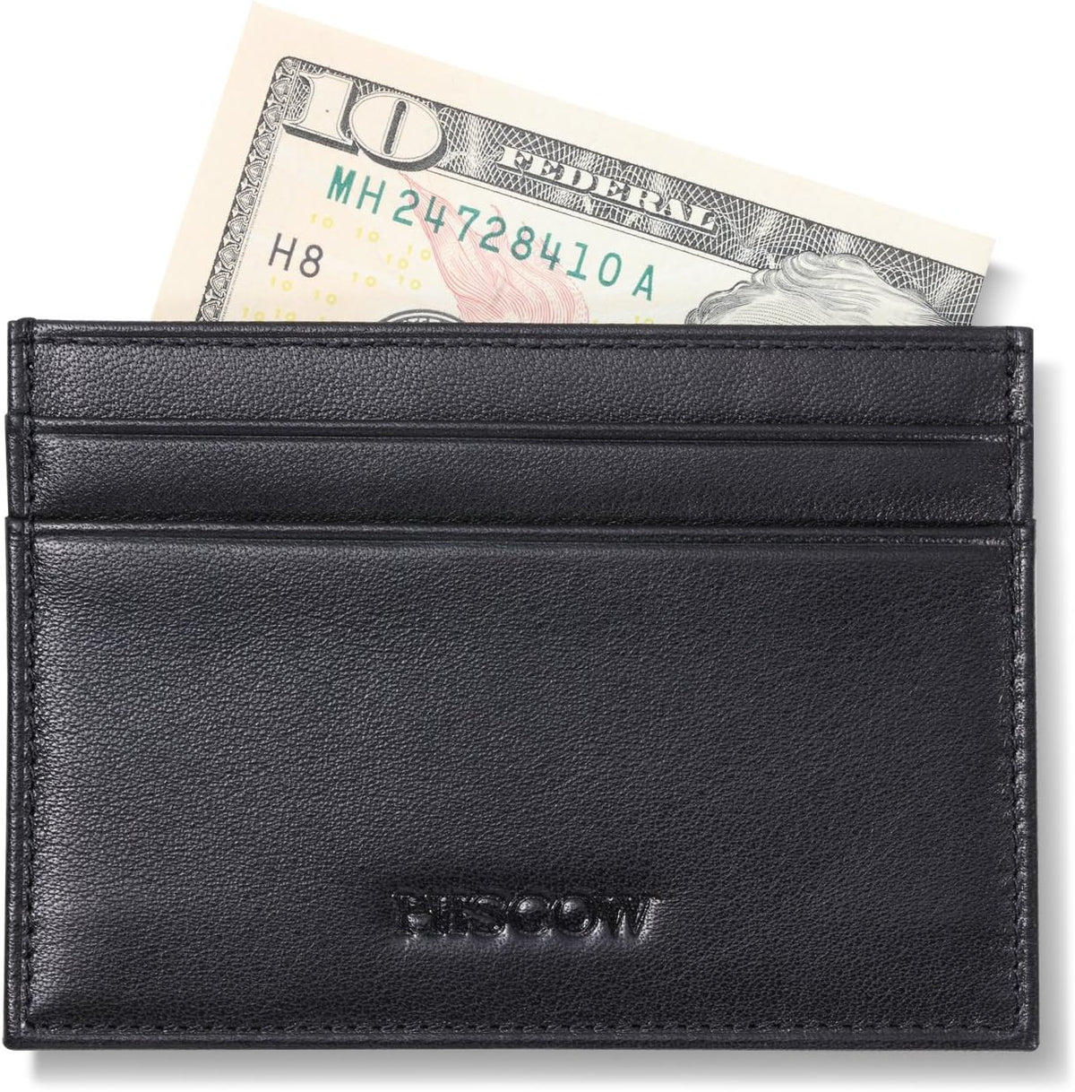 Slim Full Grain Leather Card Holder