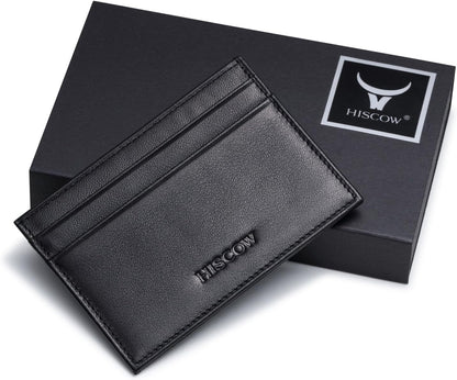 Slim Full Grain Leather Card Holder