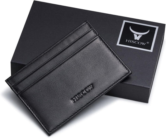 Slim Full Grain Leather Card Holder