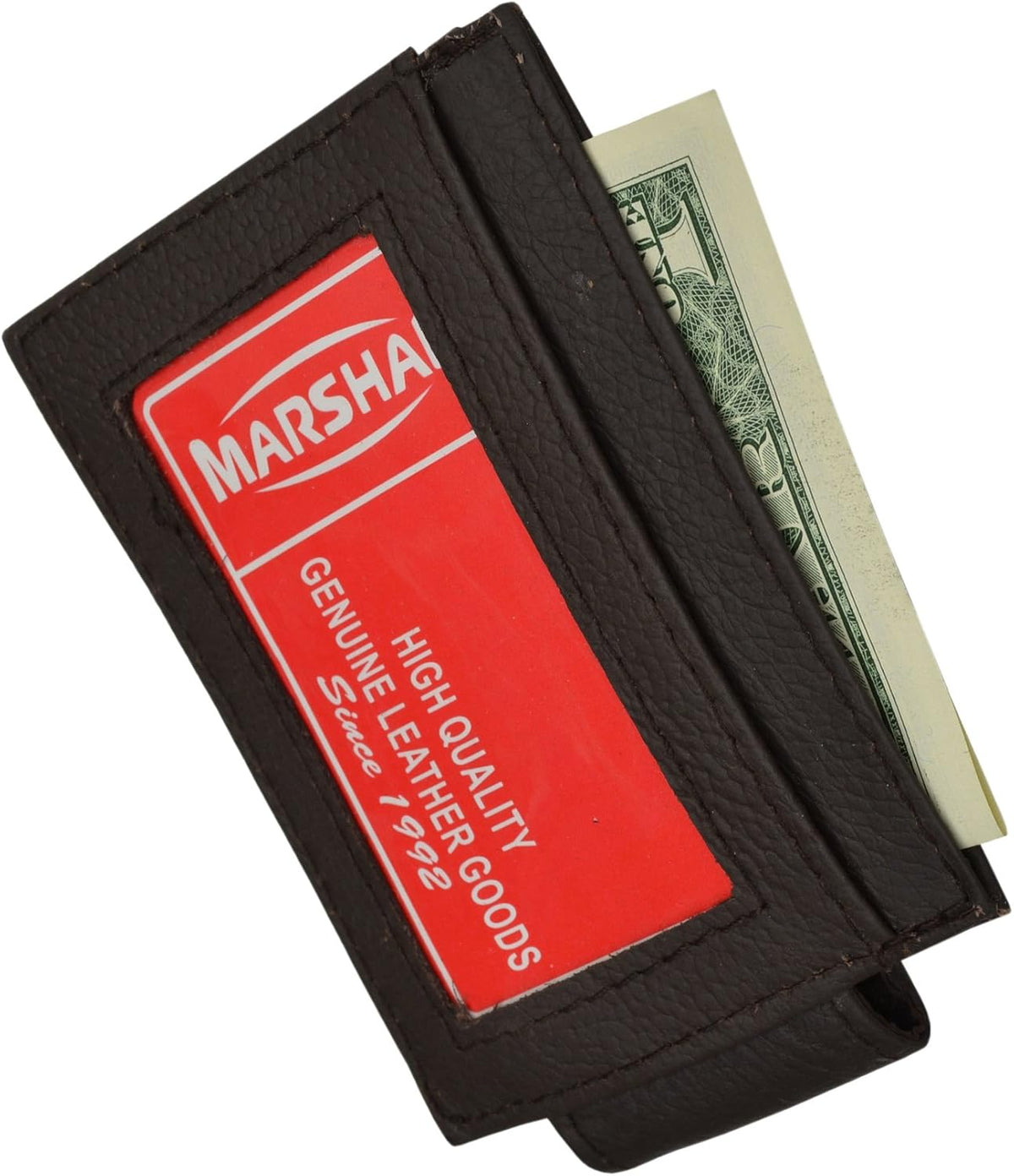Genuine Leather Money Clip Wallet