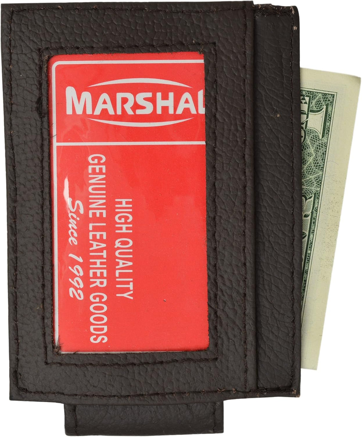 Genuine Leather Money Clip Wallet