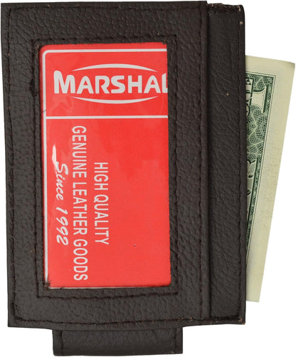 Genuine Leather Money Clip Wallet