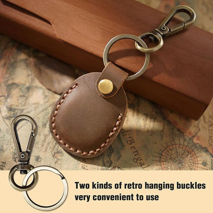 Genuine Leather AirTag Holder