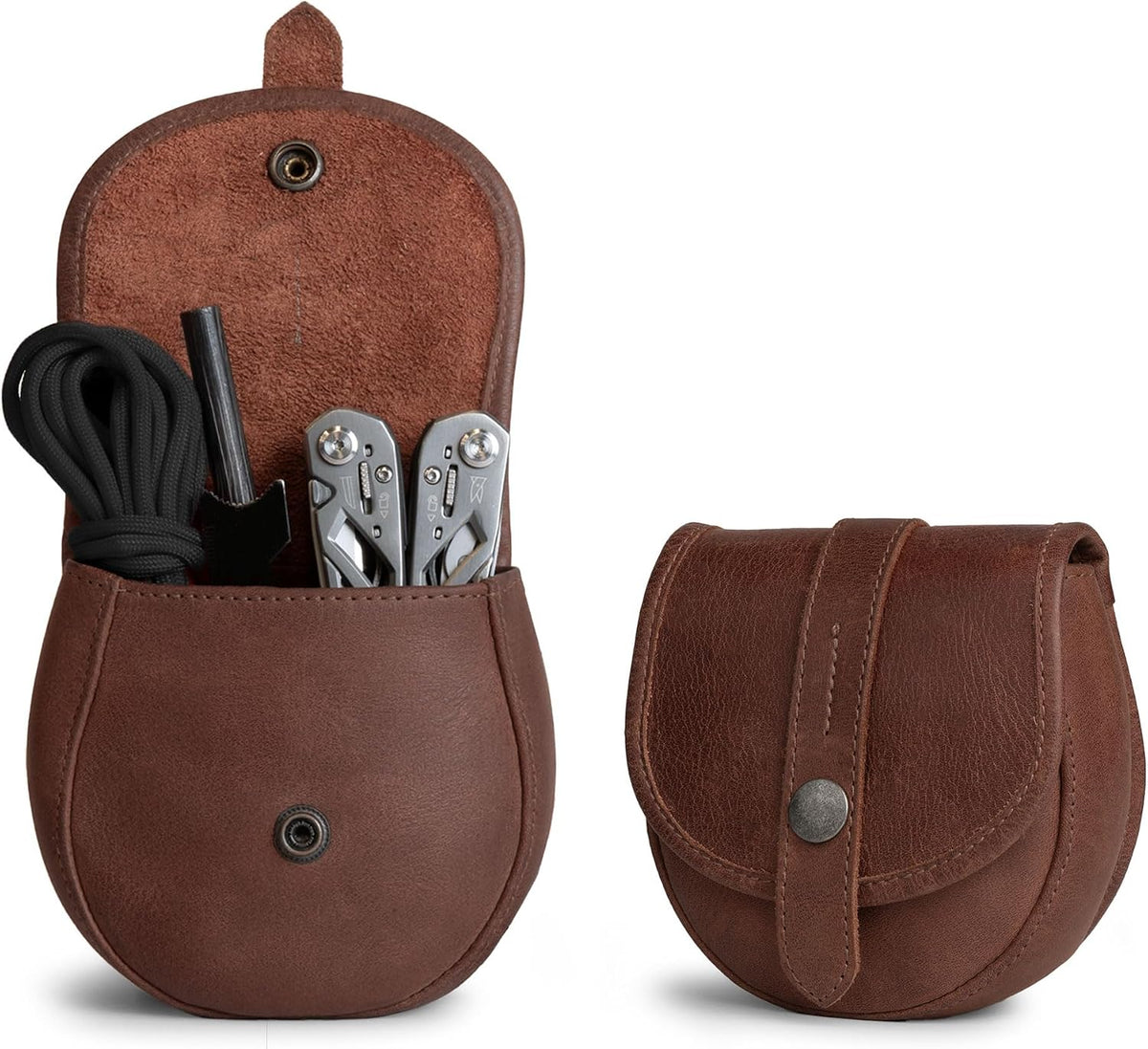 Full Grain Leather Utility Pouch
