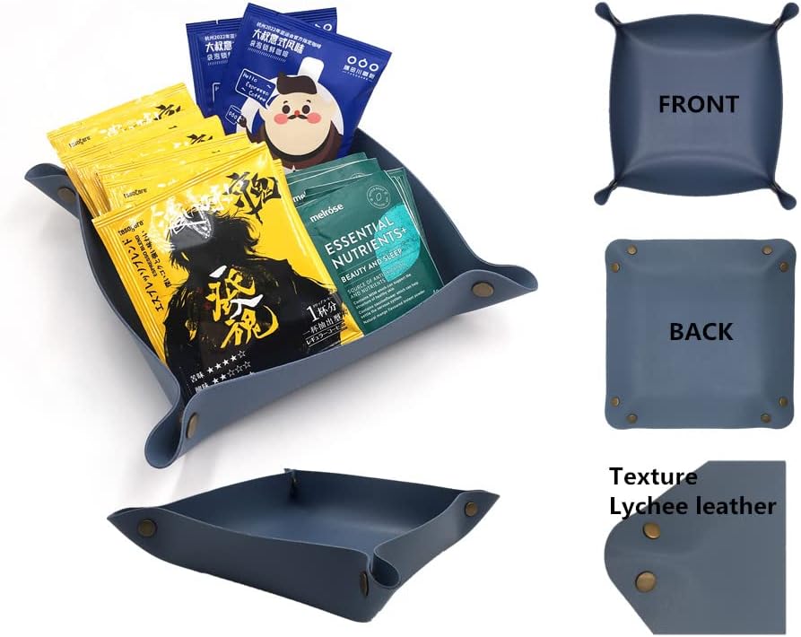 Leather Valet Tray Set