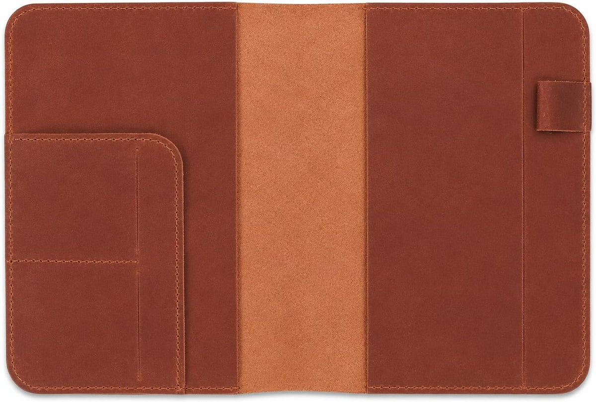 Refillable A5 Leather Journal Cover