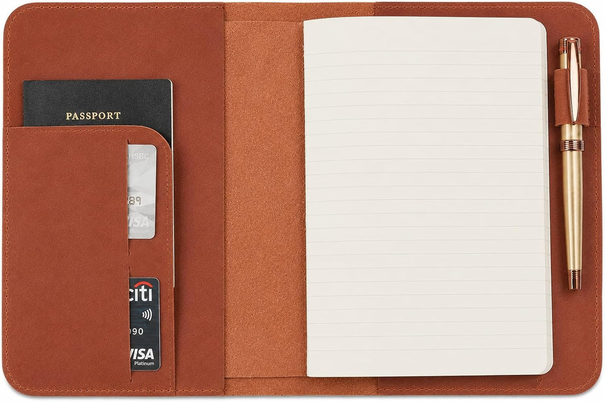 Refillable A5 Leather Journal Cover