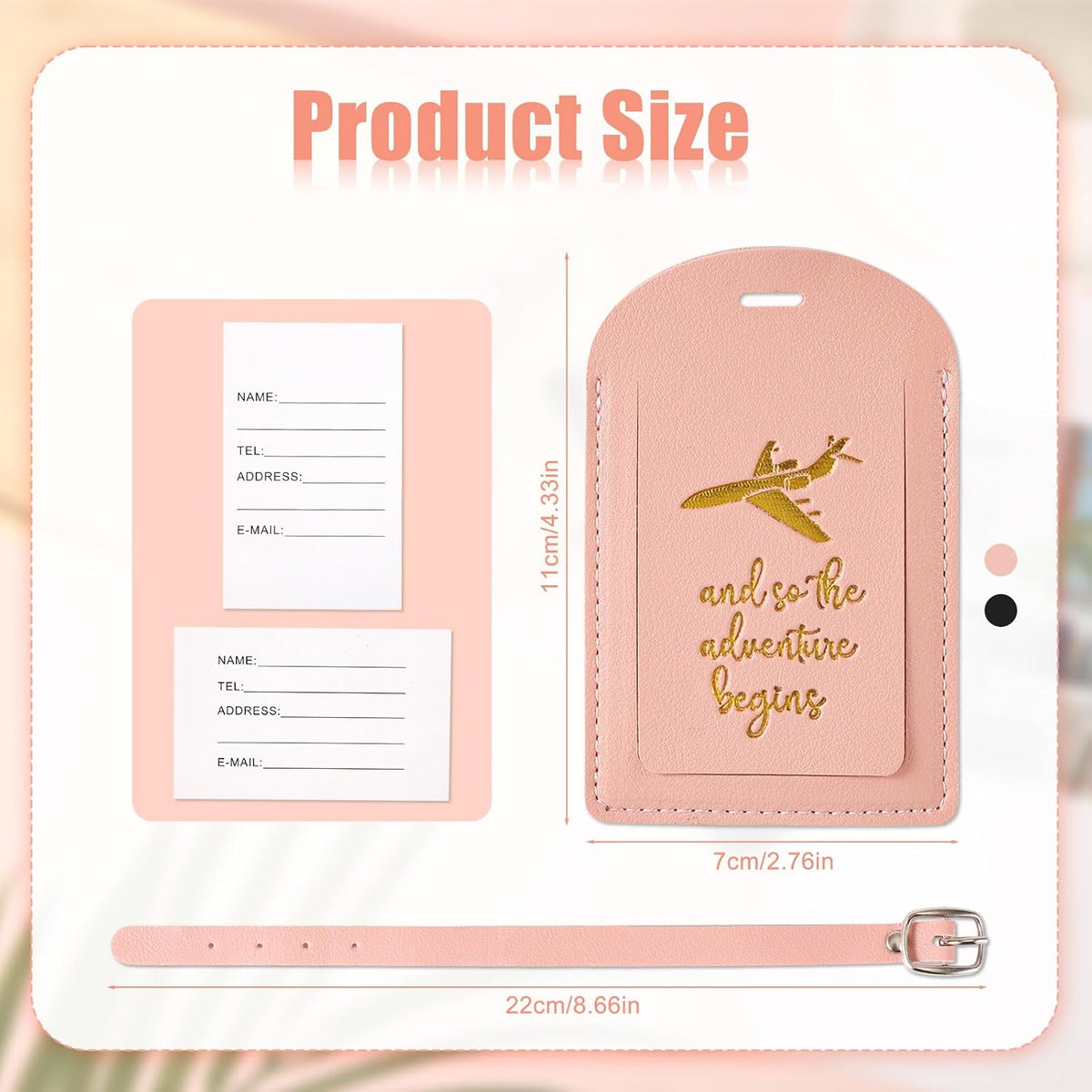 Leather Luggage Tags
