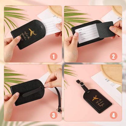 Leather Luggage Tags